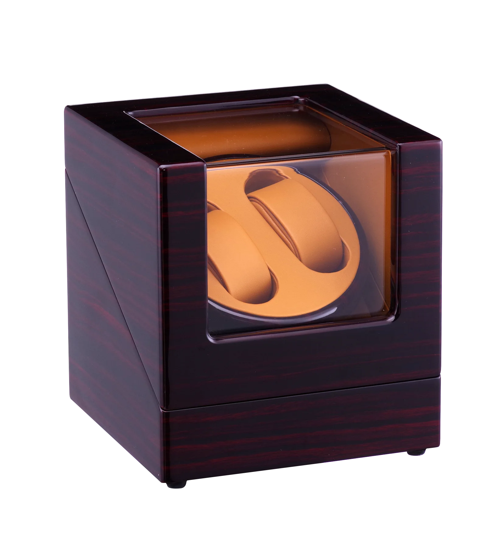 Super silent motor Automatic Watch Winder box Watch Storage Jewelry Box Safe case Top Quality luxury design 2 slots