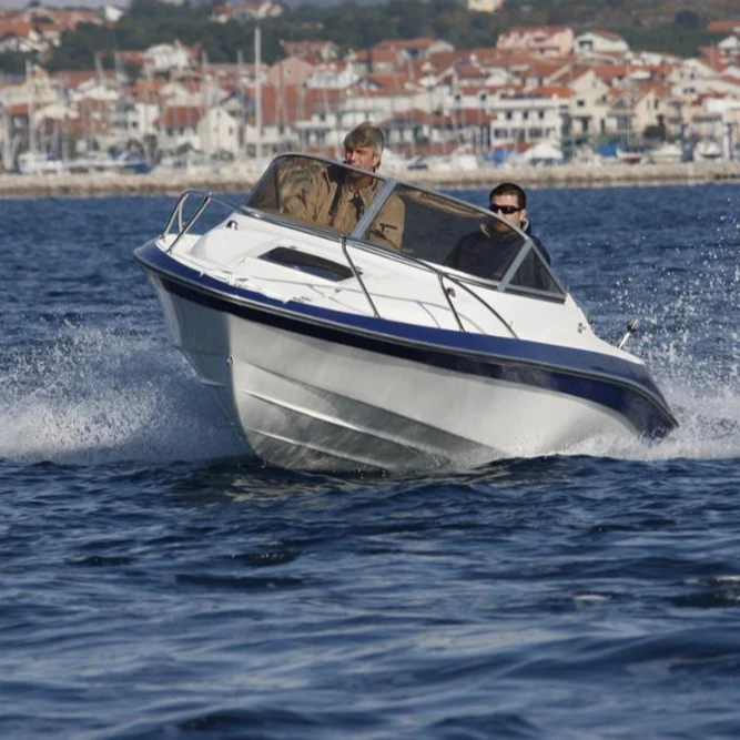  18ft FRP скоростная моторная лодка с подвесным двигателем для