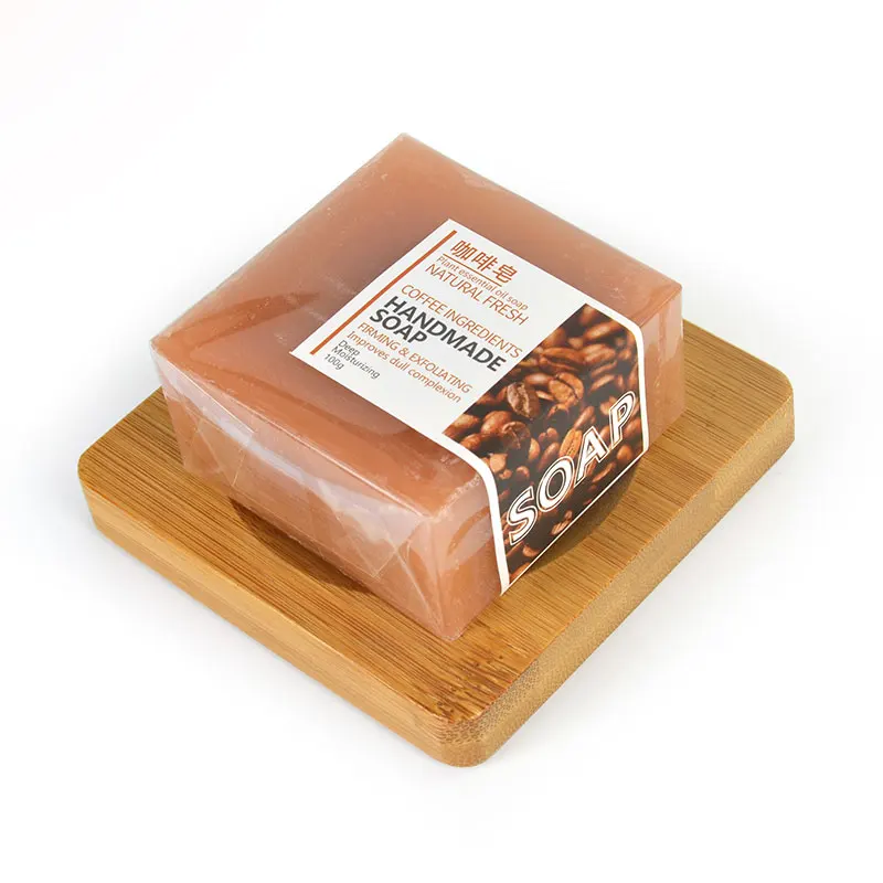 QQLR Biotech Natural Organic 100g Skin Care Whitening Soap Firming Exfoliating Coffee Handmade Soap