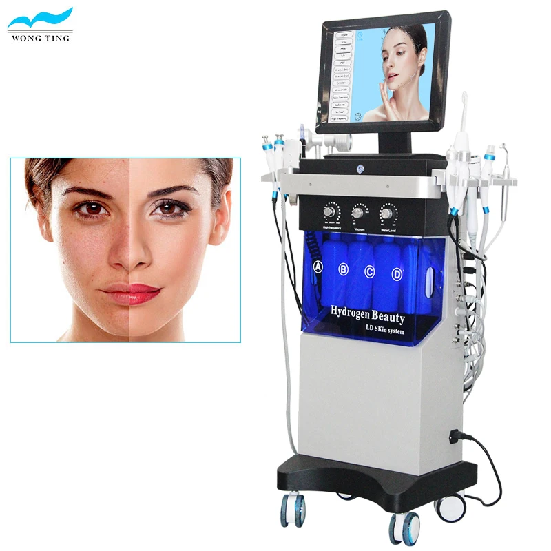 Skin Beauty Dermabrasion Facial Rejuvenation Aqua Peeling Solution Oxygen Jet Machine With Original Handle Beauty Machine