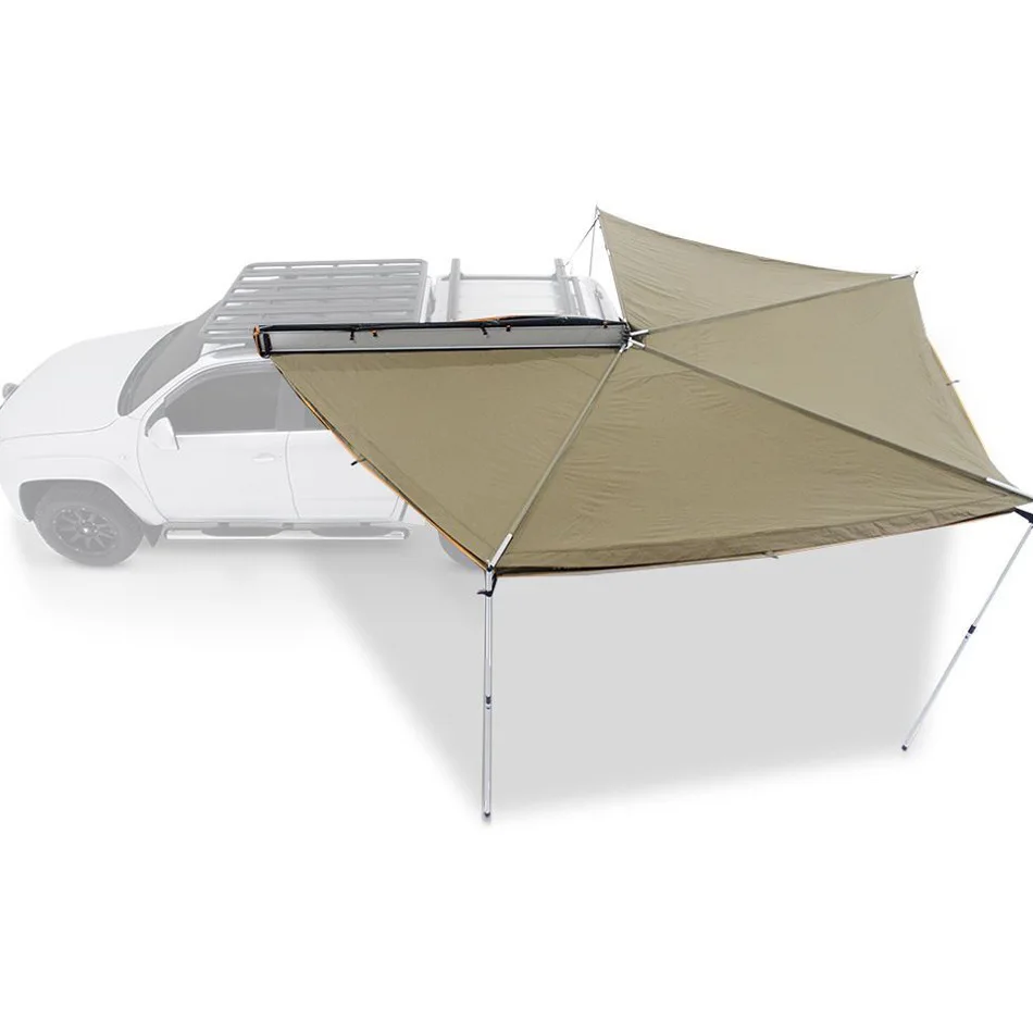 Qibu Custom Camping Car Side Foxwing Awning 270 Degree Foxwing Car Side Awning Tent With Annex