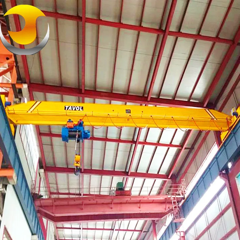 China Factory Mobile Travelling 5 ton 10 ton Electric single girder beam overhead crane for sale