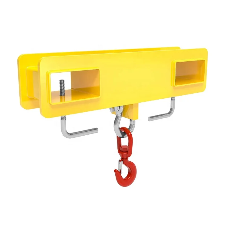 1 Ton Capacity Forklift Lifting Hook Mobile Crane Forklift Attachment