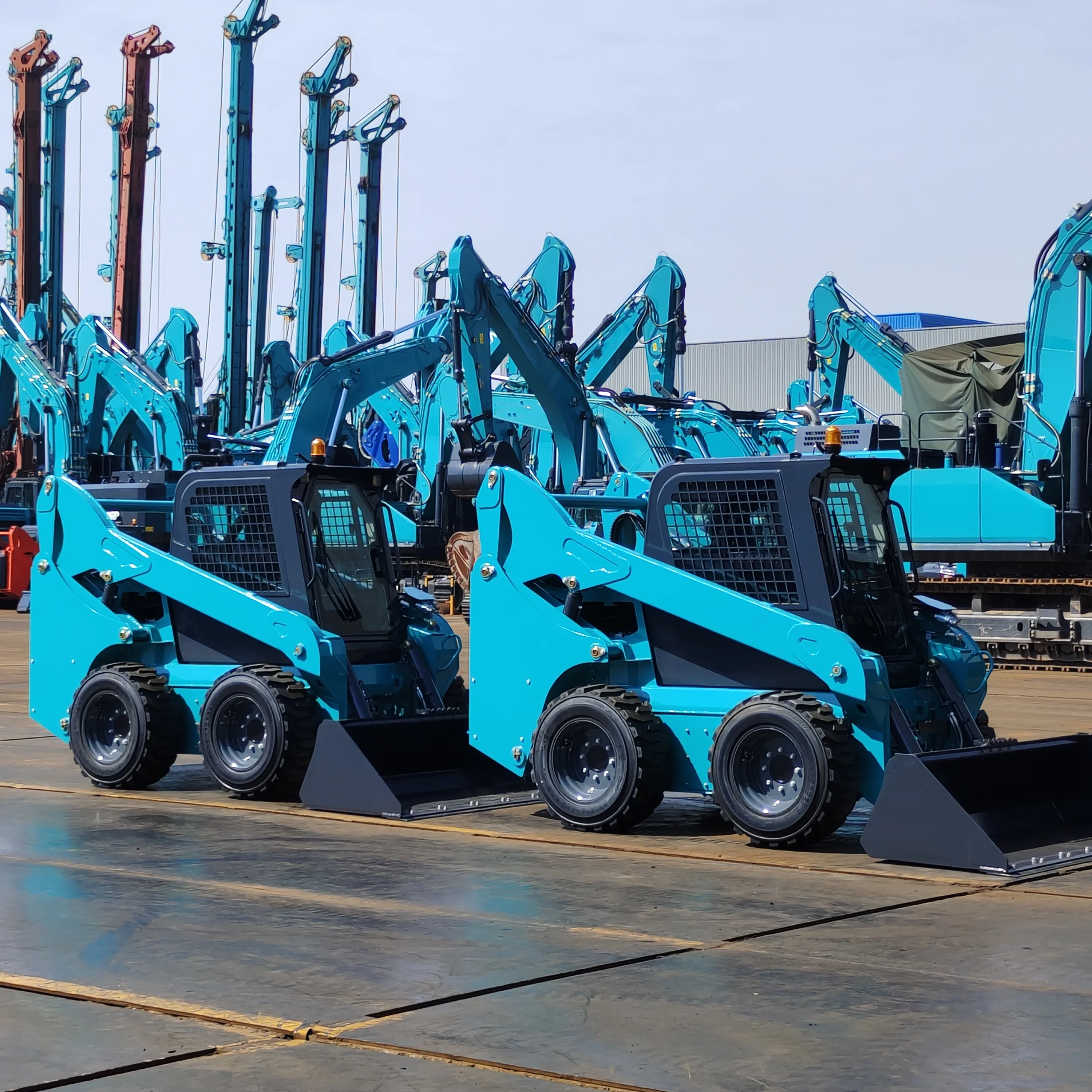 Fast delivery!!! Hot Sale 6 ton Mini Skid Steer Loader SWL2820 Four Wheel Drive With Attachments