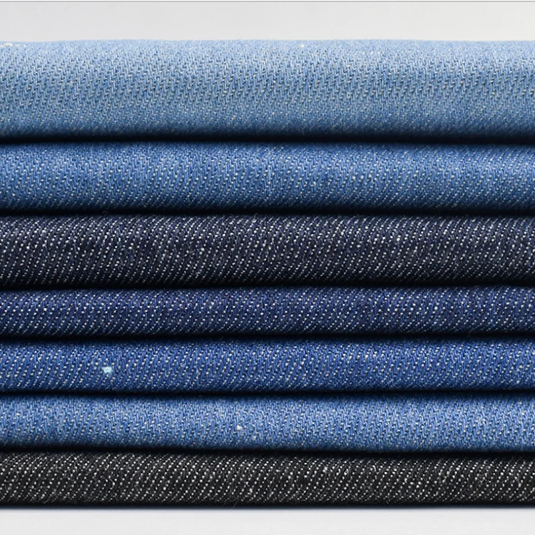 Fabric Fashion style 9.3oz tc 80 20 polyester cotton non-elastic woven black denim fabric jeans