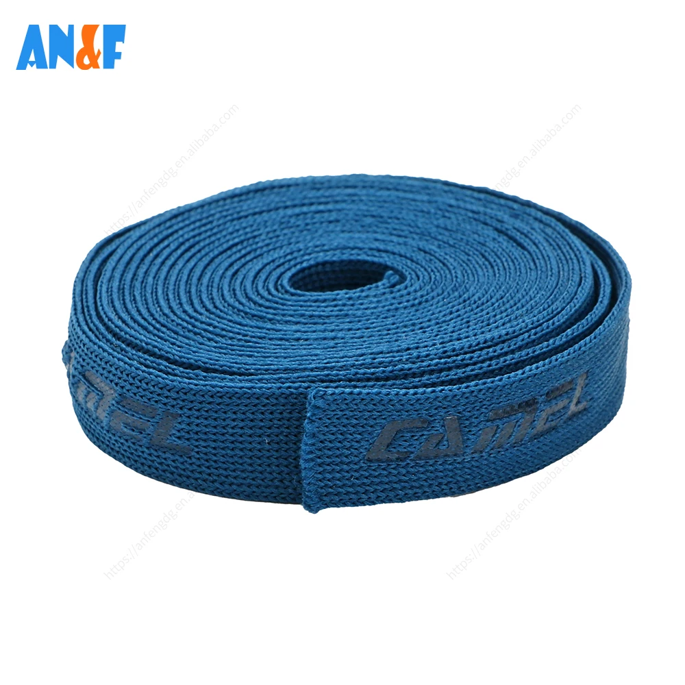 Wholesale Factory Custom 10mm-80m Stocked Blue And Black Woven Elastic Tape Elastic Band Webbing