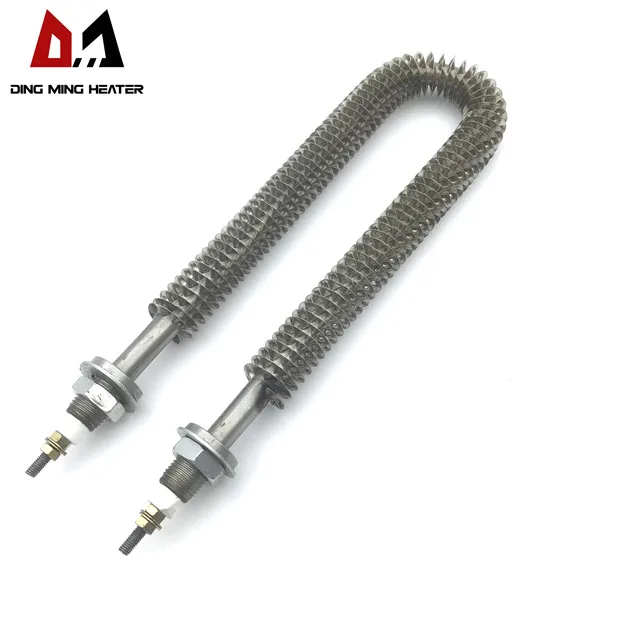 3kw 5kw 6kw U W I Industrial Electric Resistance Air Heater 120v Finned Tube Heater