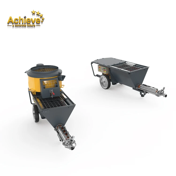 Mortar sprayer pump piston mortar plaster pump screw mortar grout pump