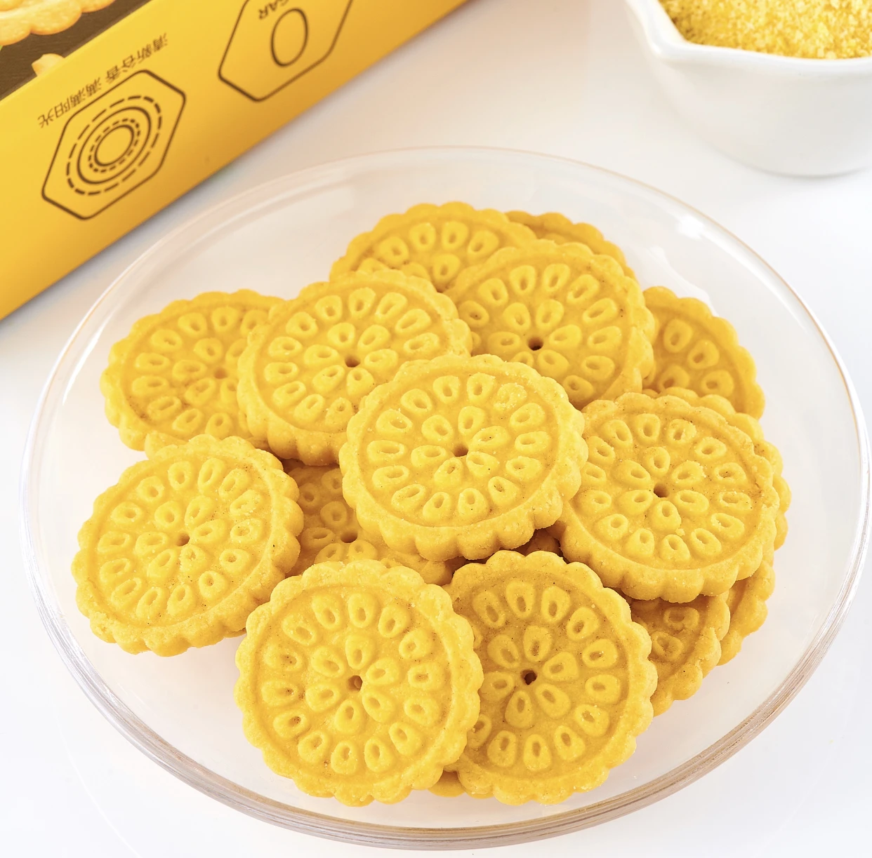 Корейские вкусные здоровые индивидуальная упаковка для хранения популярные OEM закуски тонкое хрустящее соленое печенье и из