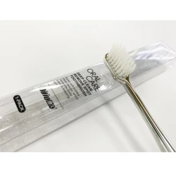 2021 New arrival hot selling professional silver handle adult toothbrush