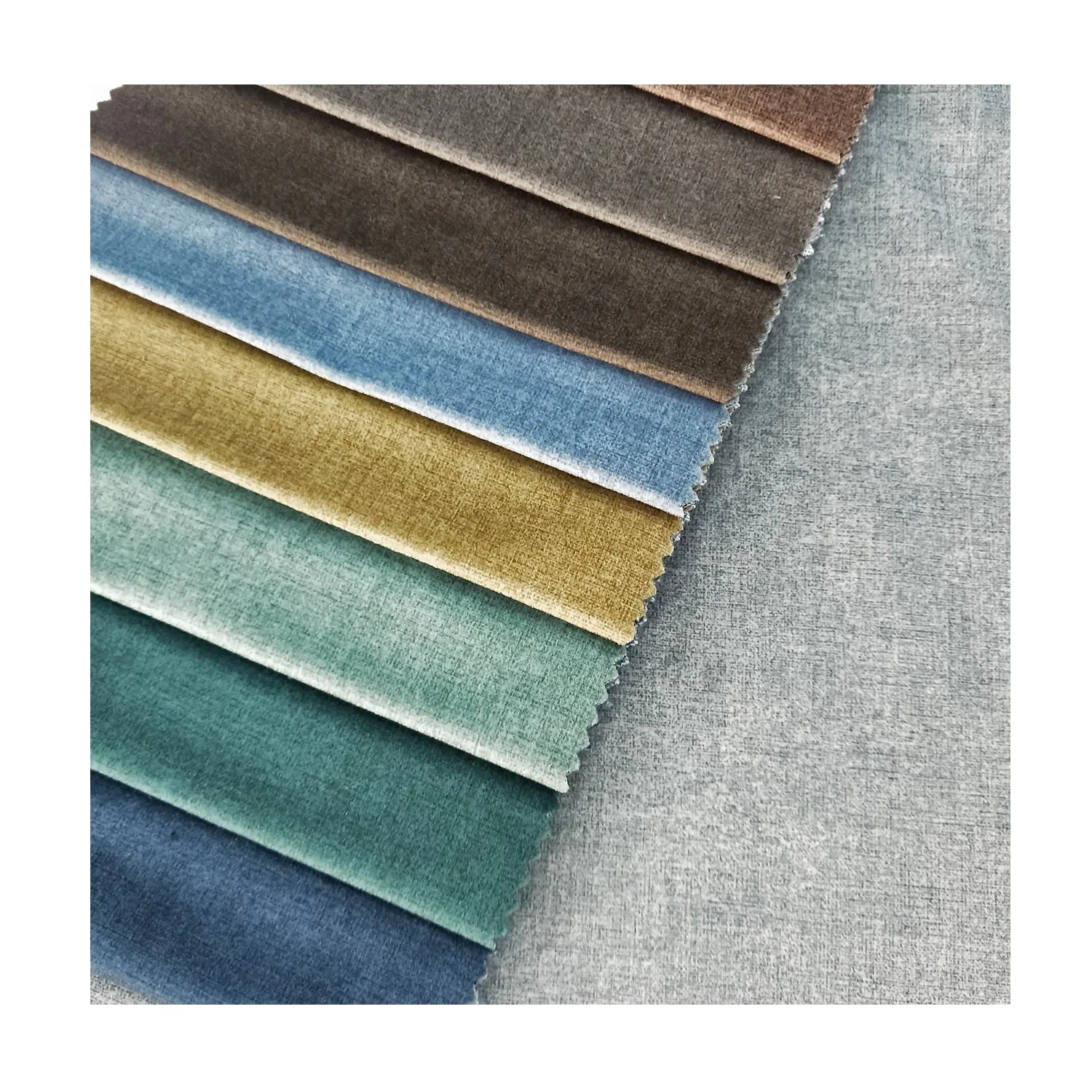 Hai ning factory Navy Blue warp knitted polyester 350 gsm multi-color 280 cm curtain Bronzing Metallic printed velvet fabric