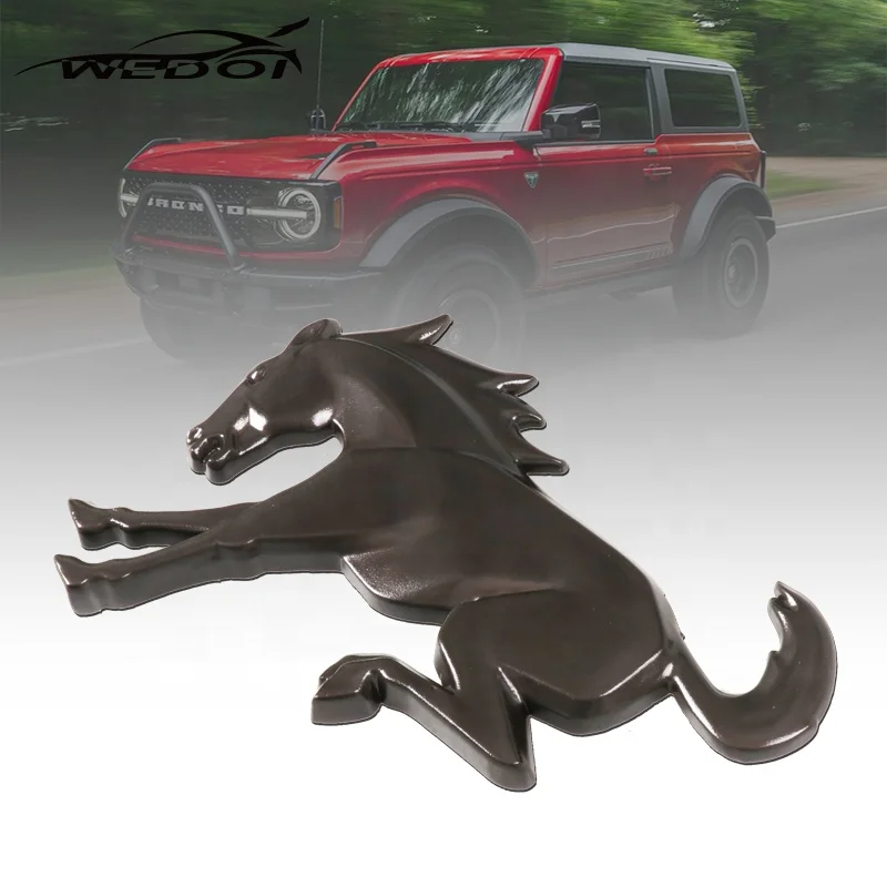 3D Bucking Bronco Tailgate Emblem For Ford Bronco 20212022 Trunk Decoration Logo Sticker For Bronco 2022 Accessories