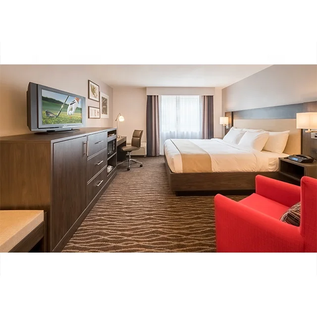 Wholesale Commercial Good Price Custom Furniture Packages Country Inn & Suites by Radisson Hotel Room Furniture