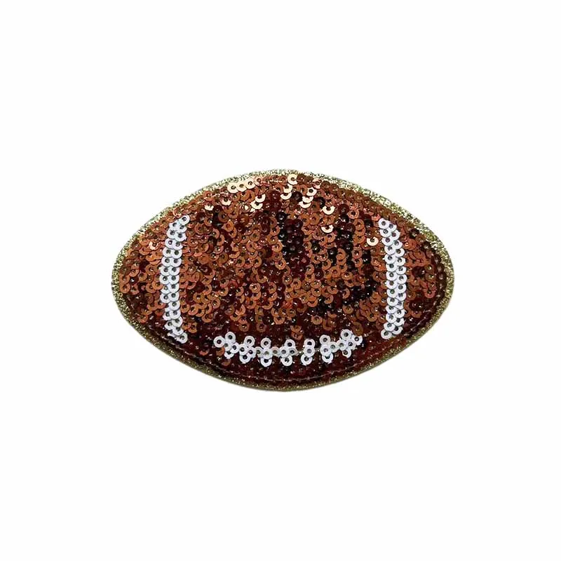 Wholesale Lovely Pumpkin Sequin Patch Design Iron on Orange Sequin Pumpkin Patch