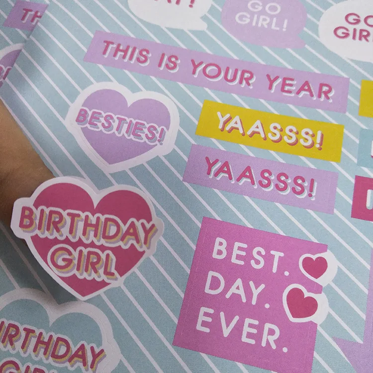 
Custom Print Labels Self Adhesive Vinyl Sticker Labels for Packaging 