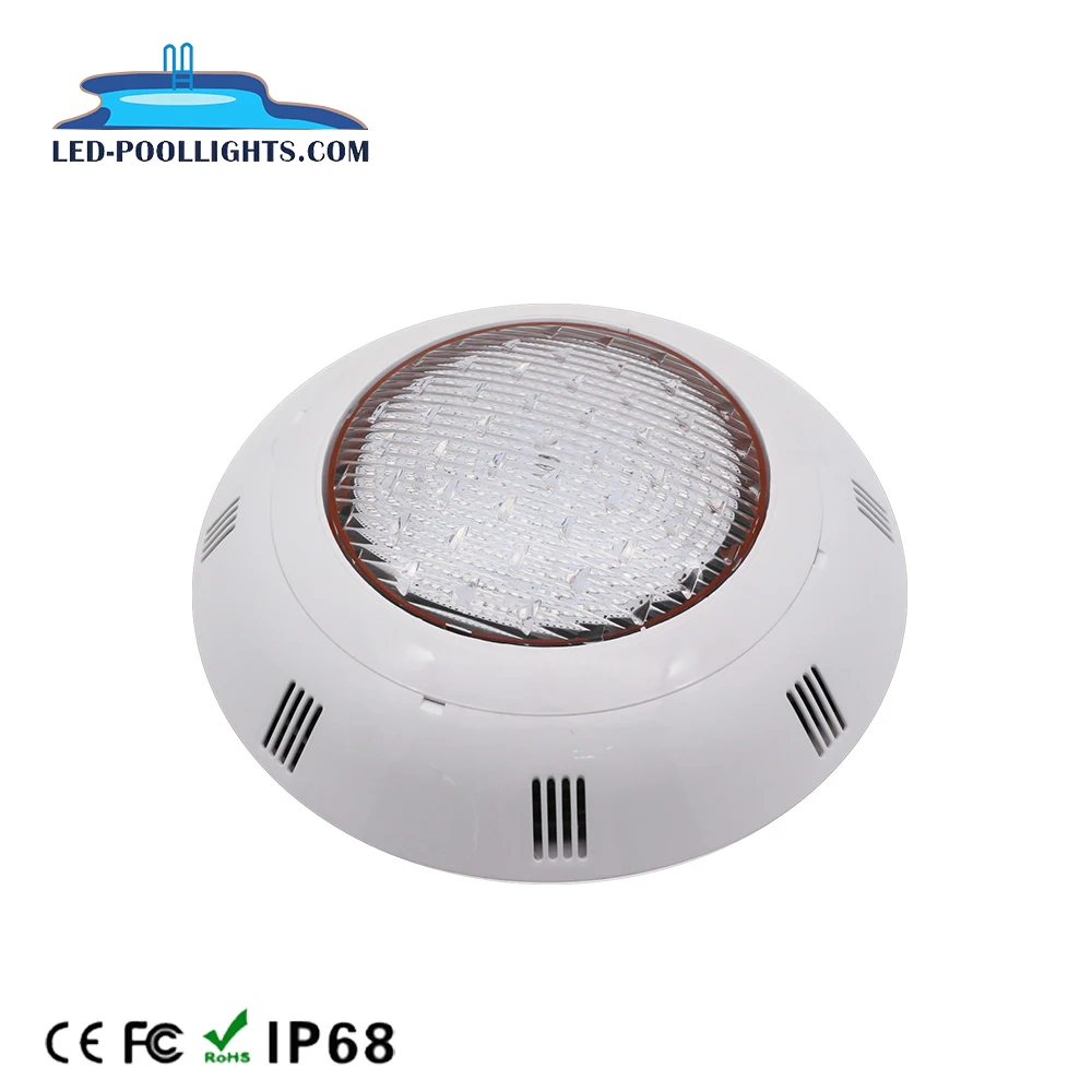 Classics Surface Mounted Light Resin Filled RGB 12V Swimming Pool Lights IP68 LED Surface Mounted Underwater light
