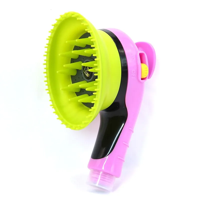 Wholesale Multifunctional Bath Shower Head Grooming Brush Pet Supplies For Dogs Cats Pet Bath Sprayer Handheld Shower Nozzle