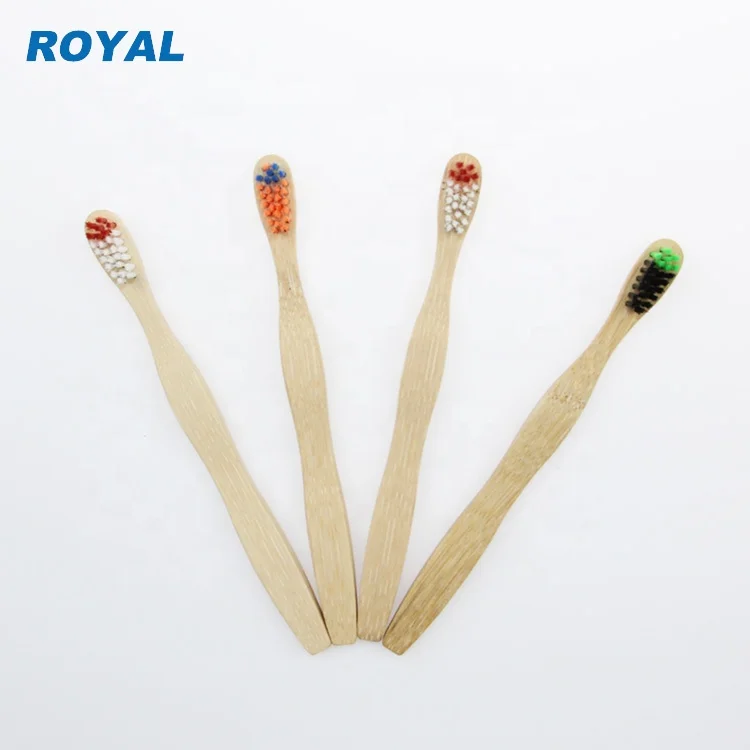 Hot sale bamboo toothbrush 100% organic eco friendly biodegradable wooden toothbrush for home travel with custom logo