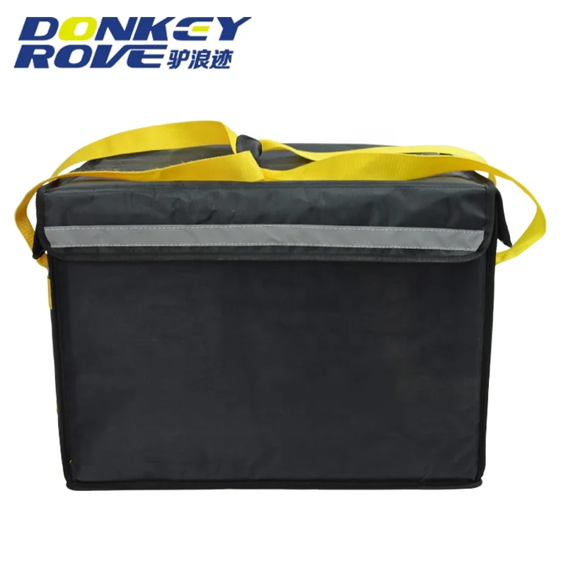 customized logo good performance waterproof 2h heat preservation  pizza delivery bag for bike