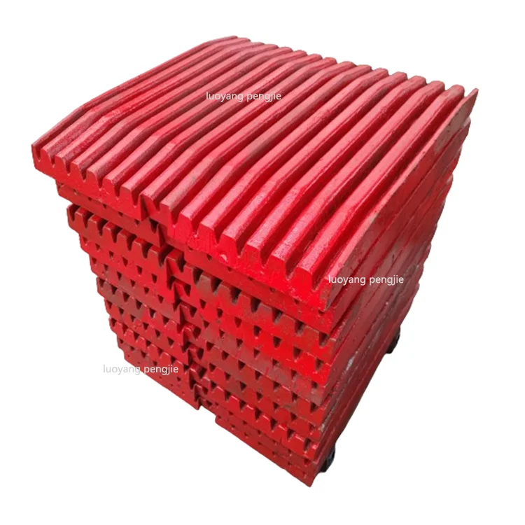 Hot selling mining machinery parts crusher spare parts pe 250x400 jaw plate