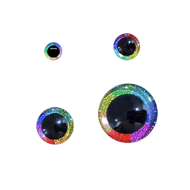 new product idea 2024 Handicraft DIY Safety Plastic Crystal Eyes Crochet Stuffed Animal Toys Glitter Eyes,toy accessories