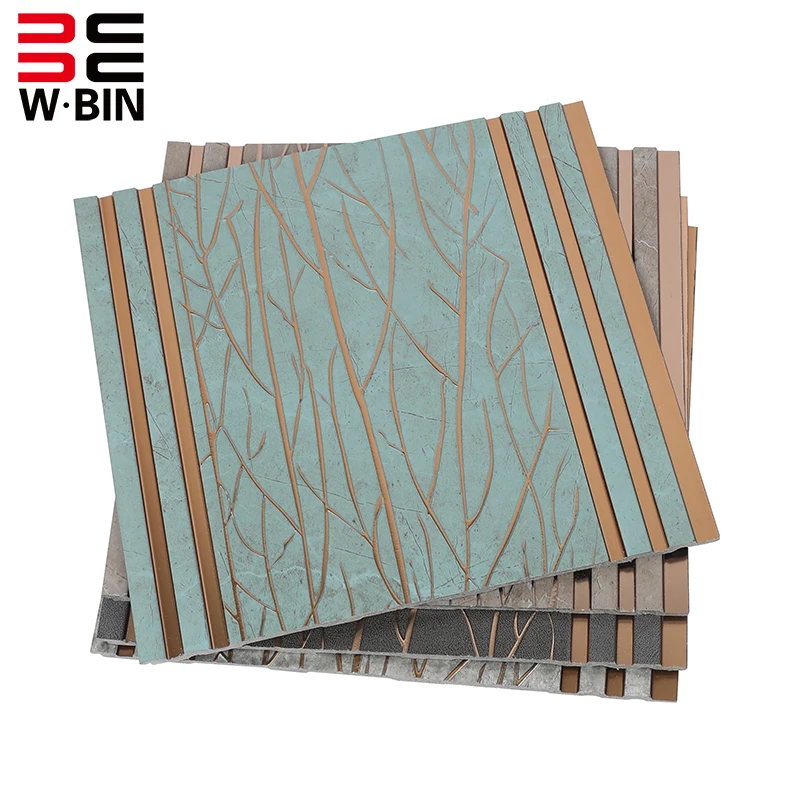 Indian Hot Sale PS Wall Panel Charcoal Panel Louvers Indoor Decoration PS Wall Cladding with Fast Shipping