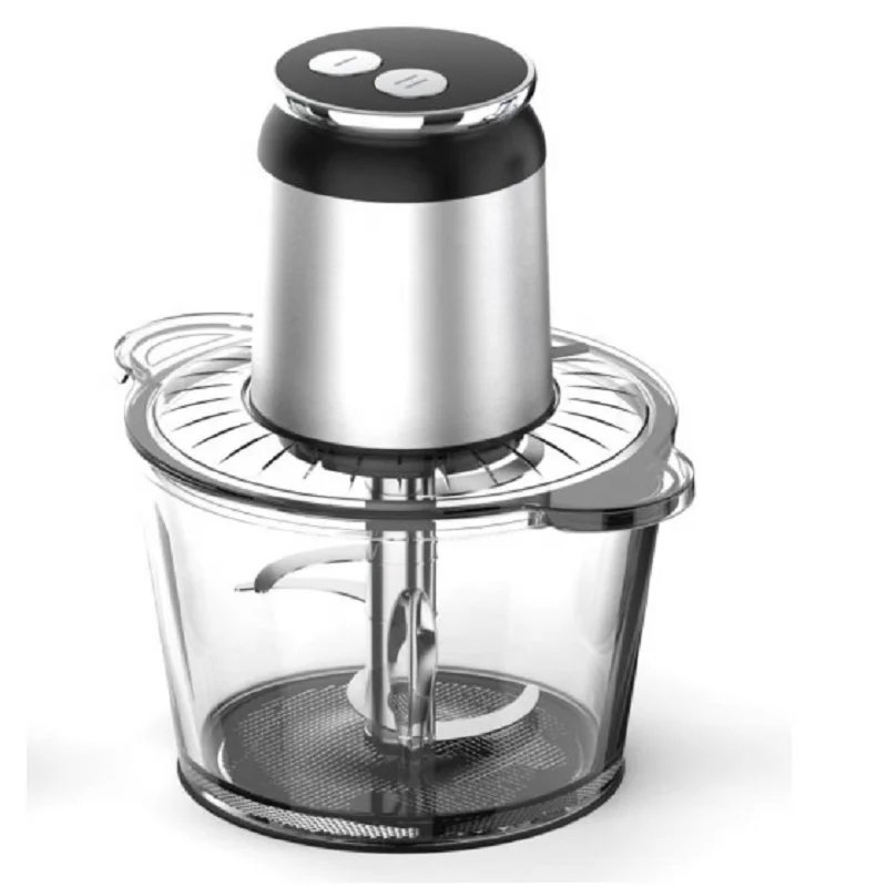 Factory wholesale Meat grinder, good quality 2L Meat/Vegetable processor, full copper motor big power digital Food Chopper
