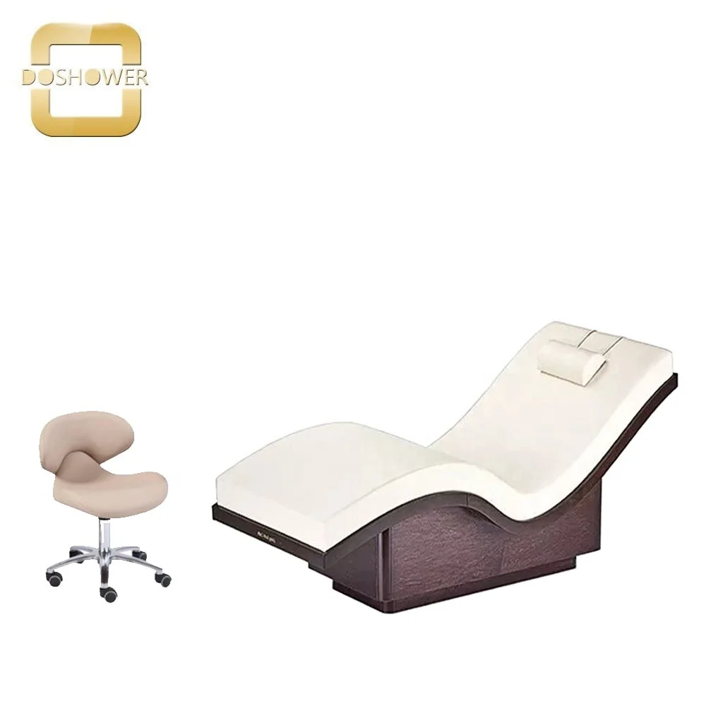 beauty massage spa bed with electric motor facial bed of spa lounge bed