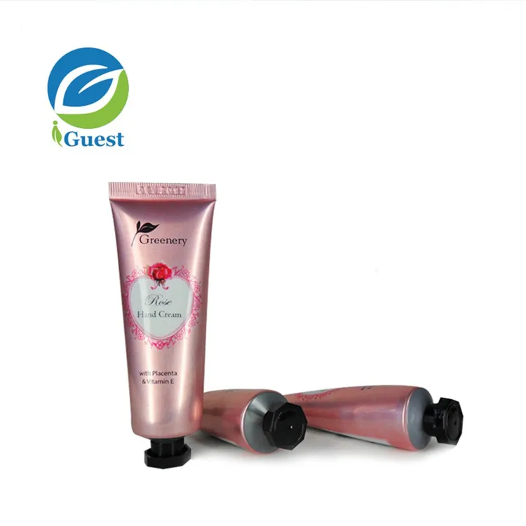
Cosmetic tube manufacturers wholesale hand cream aluminum metal tubes for hand cream with with octagonal mushroom caps 