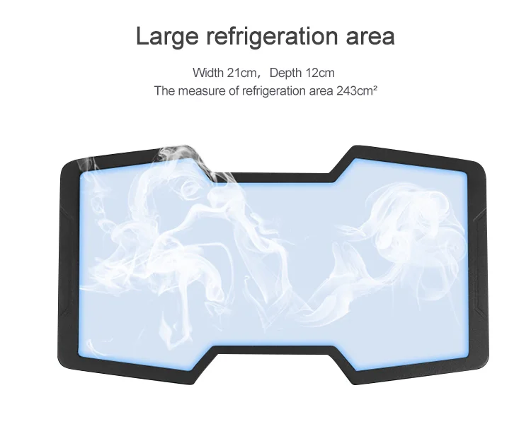 New Black Vertical Folding Laptop Stand Foldable Portable Extension Aluminum Alloy Cooling Pad