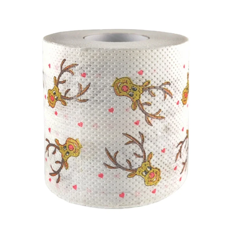 Single Ply No Harsh Chemicals Effective Cleaning Recycled  Printed order toilet paper