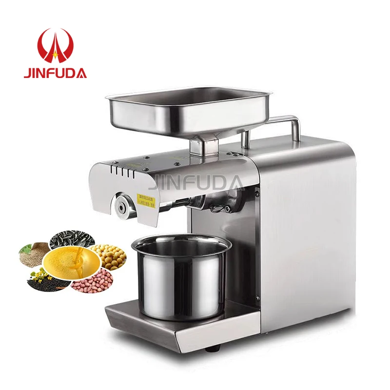 Oil Pressers Mini Home use Peanut Walnut Coconut Avocado Cocoa Soybean Sesame Sunflower Screw Oil Press Machine