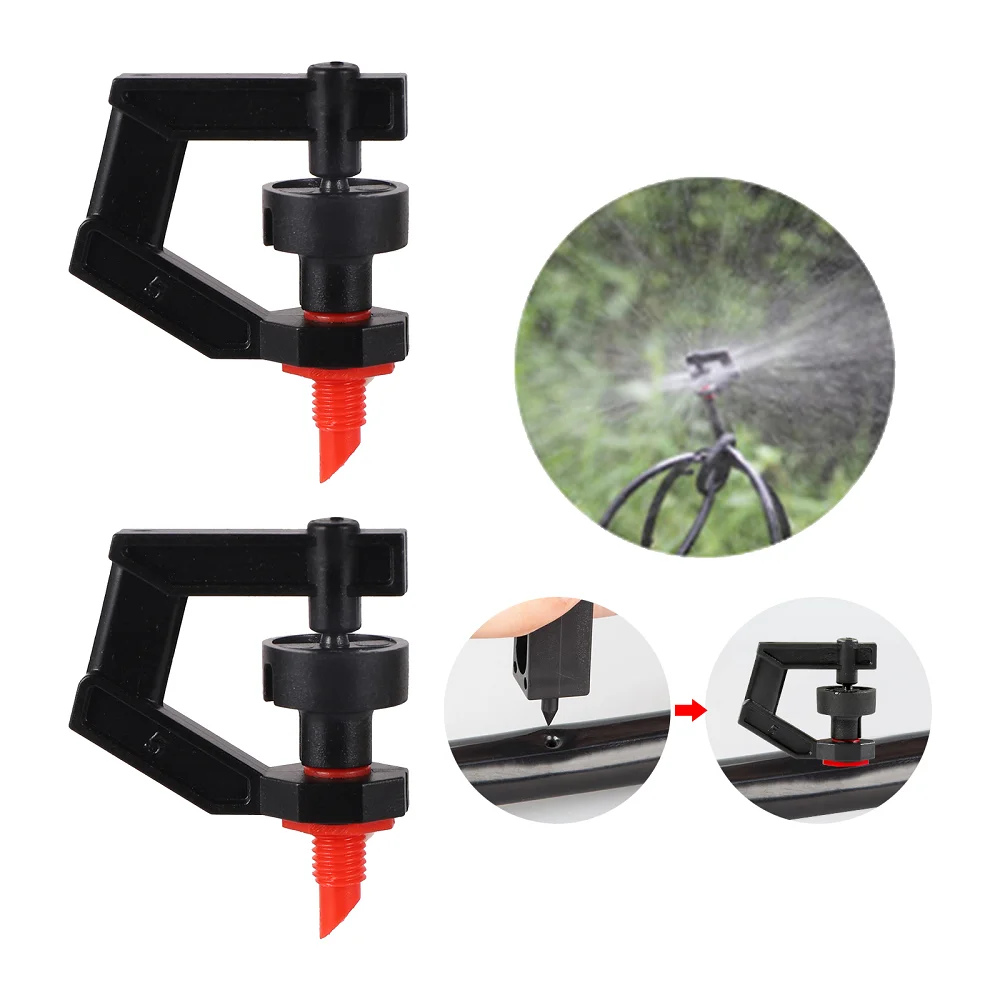 360 Degree G Type Rotating Refraction Sprinkler Atomizing Spray Nozzle Head Garden Irrigation Micro Sprinkler