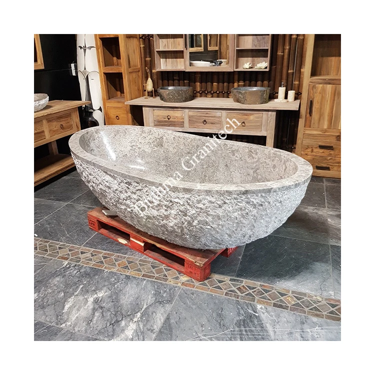 Artificial Design Natural Marble Stone Bath Tubs at Sale