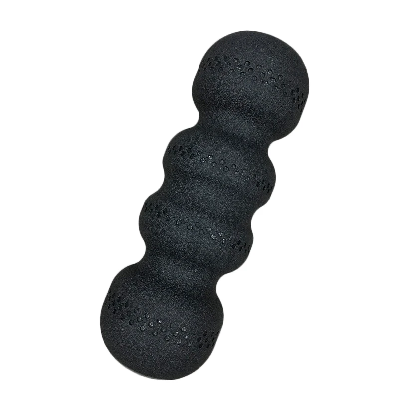 Peanut Foam Roller Black EPP Deep Tissue Yoga Foam Roller Massager Custom Logo High Density Round GYM Fitness Rollers