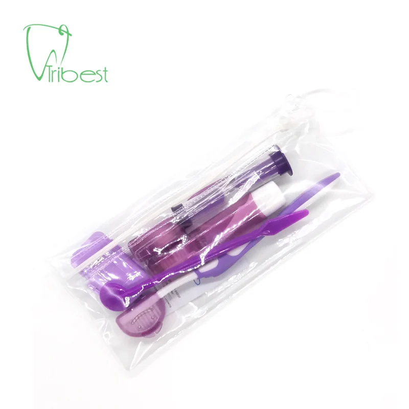 Wholesale price 8 in 1 dental oral care kit bag-packedl orthodontic kit for home use