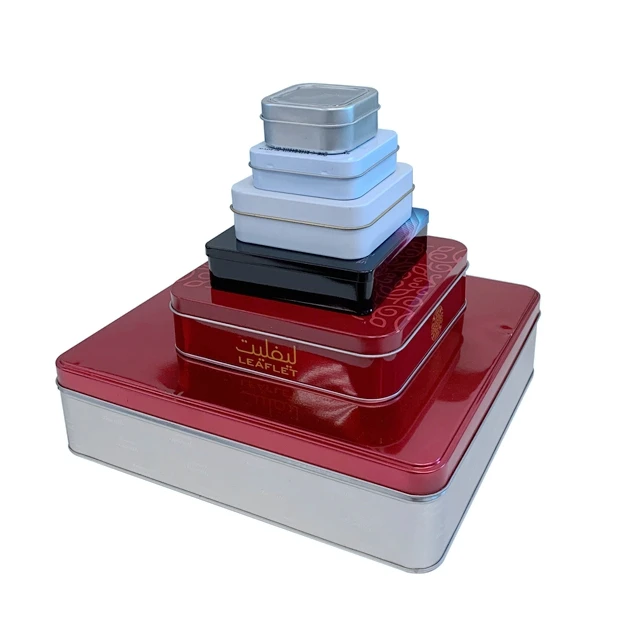 Рождественские жестяные банки с прозрачной крышкой для печенья жестяных конфет подарочная упаковка оптом