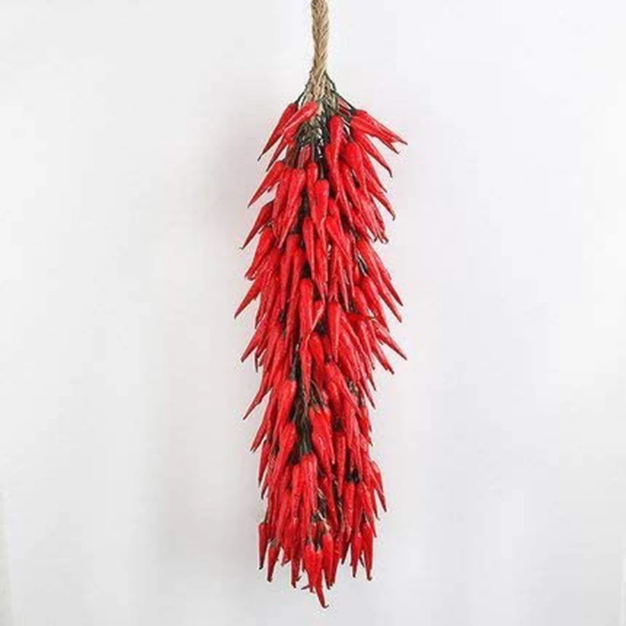 Искусственный красный перец, имитация искусственных овощей, пластиковое украшение