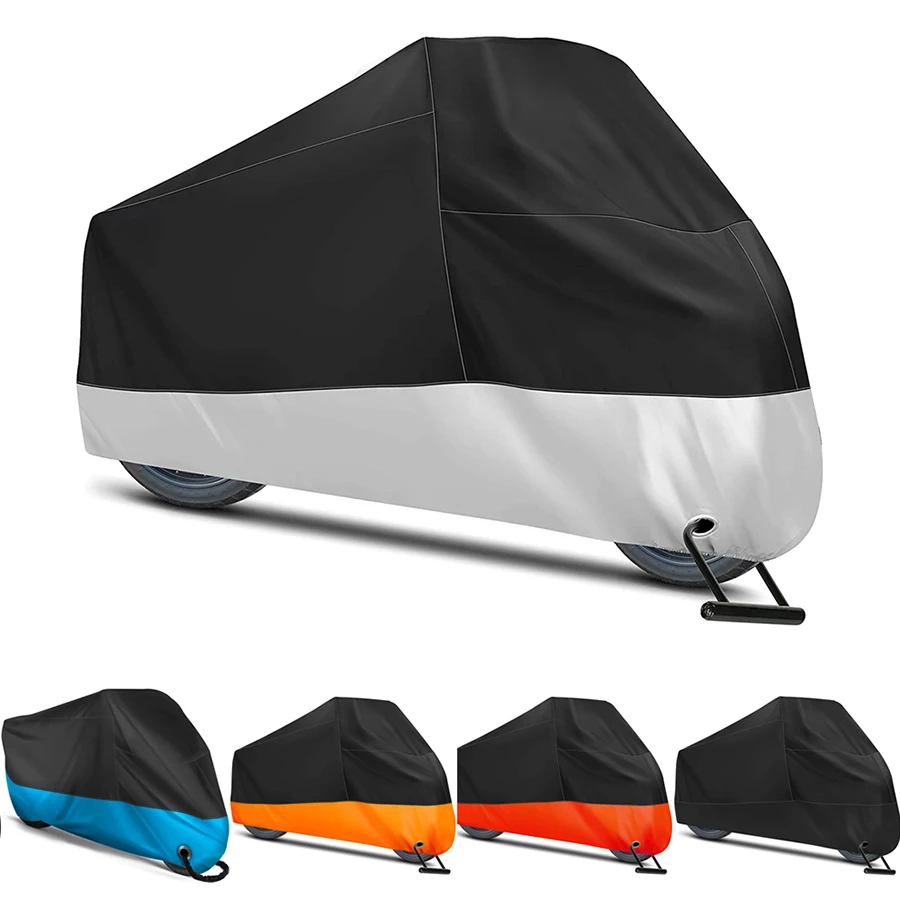 Готово к отправке, Водонепроницаемый Открытый дождь с защитой от УФ лучей покрыти, чехол для мотоцикла прочное с замком отверстия слезоточивый