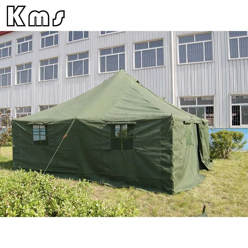 KMS Custom 10 Person Double Layers Metal Poles Large Beach Emergency Shelter Water-Proof Camping  Outdoor  Tent