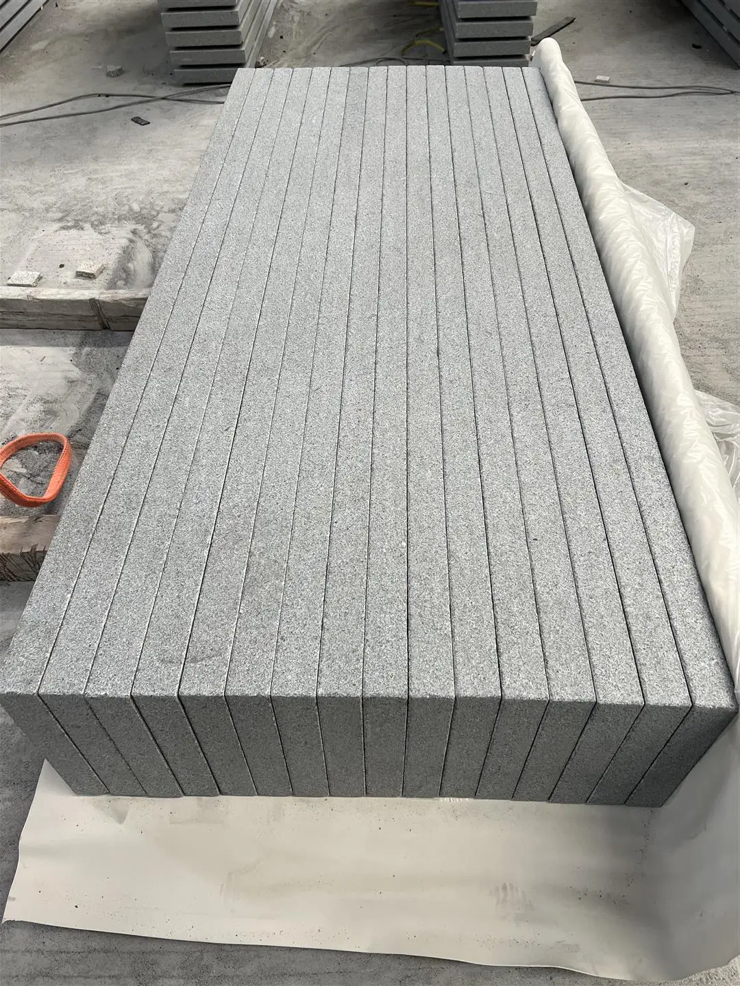 Dark Grey G654 Granite Staircase Outdoor Stairs And Steps