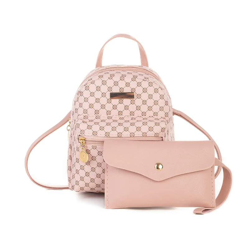 Wholesale 2024 New Design Fashion Mini Backpack For Women Luxury Pu Leather Girls Back Pack SchoolBag