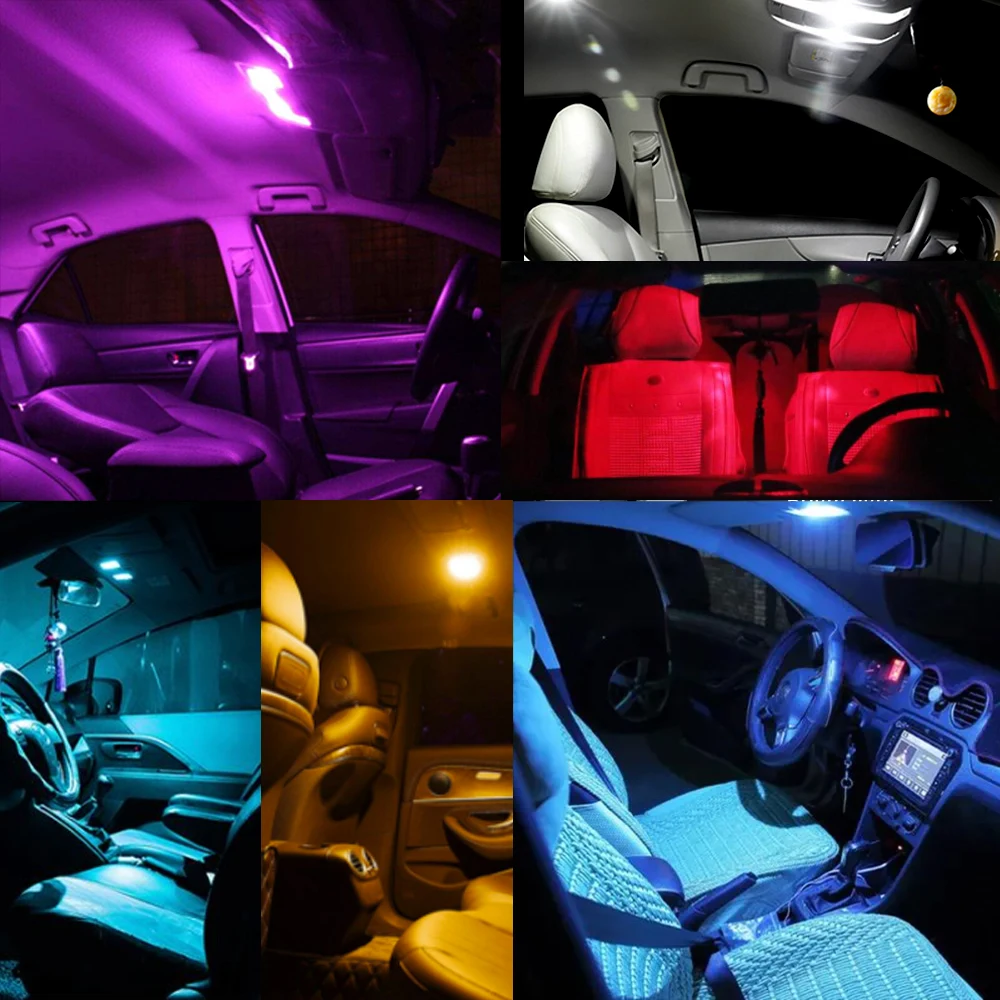 t10 12smd 3030 can bus led t10 bohlamp led t10