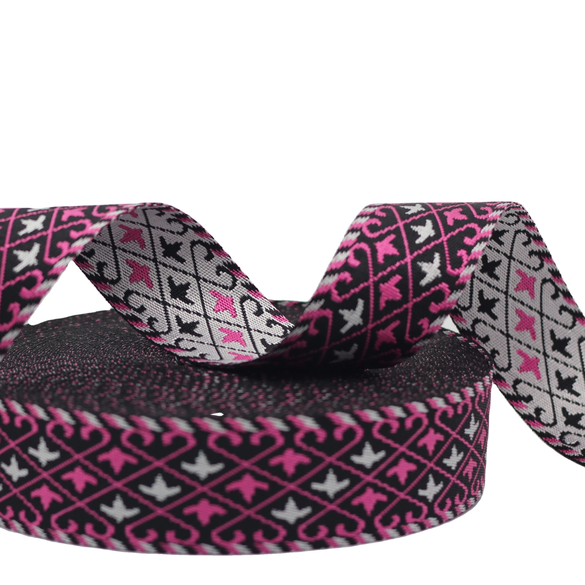 Полиэстеровый жаккардовый ремень, нейлоновый рюкзак 50 мм, лямка на плечо, женская сумка с лентой на одно плечо, этническая ветрозащитная лента