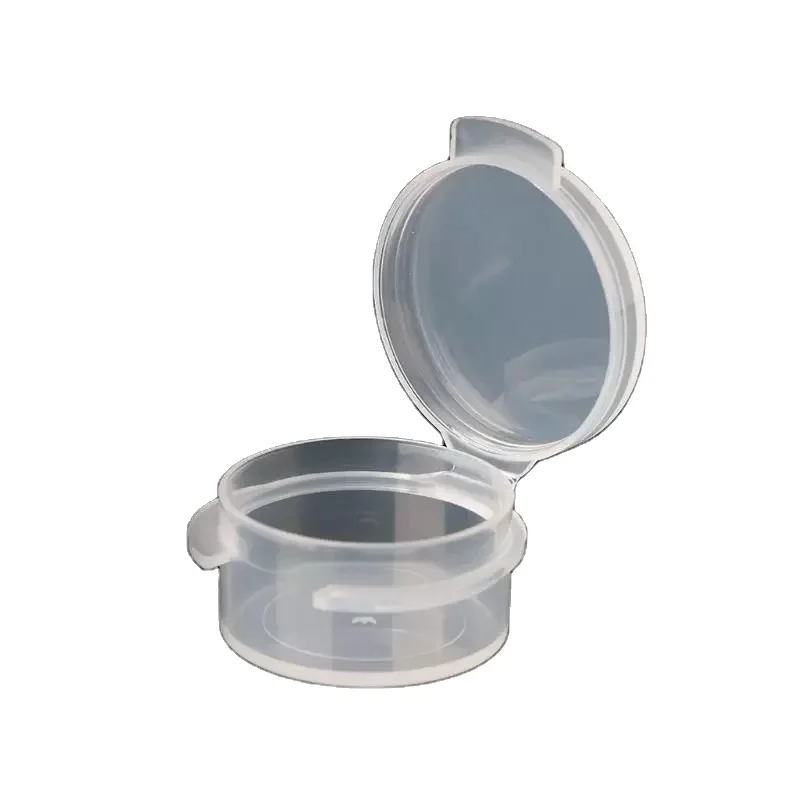 Flip Top Jars Plastic Jars with Hinged Lids Concentrate Cosmetic Containers Cosmetic Packing Avantis Packaging 1ml 3ml 5ml 10ml