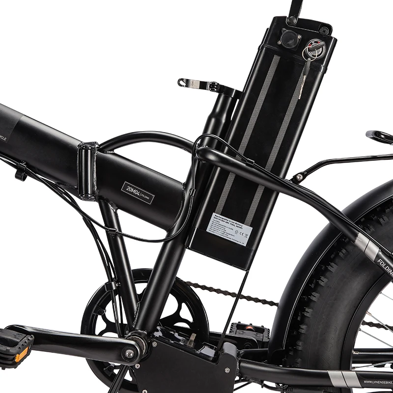 Hot Sale OEM 20 Inch Cheap Electric Bikes Full Suspension Electric Fat Tire Bike Electric Folding Bike CE Snow Ebike