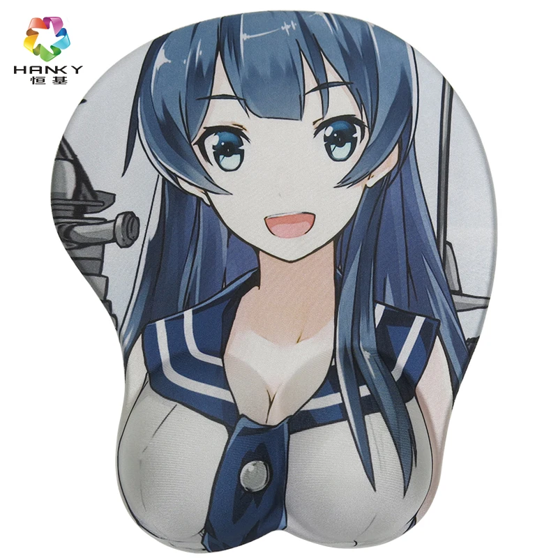 
Overwatch DVA Sexy Peach Skin Silica Gel 3D Ergonomic With Wrist Rest Mouse Pad 