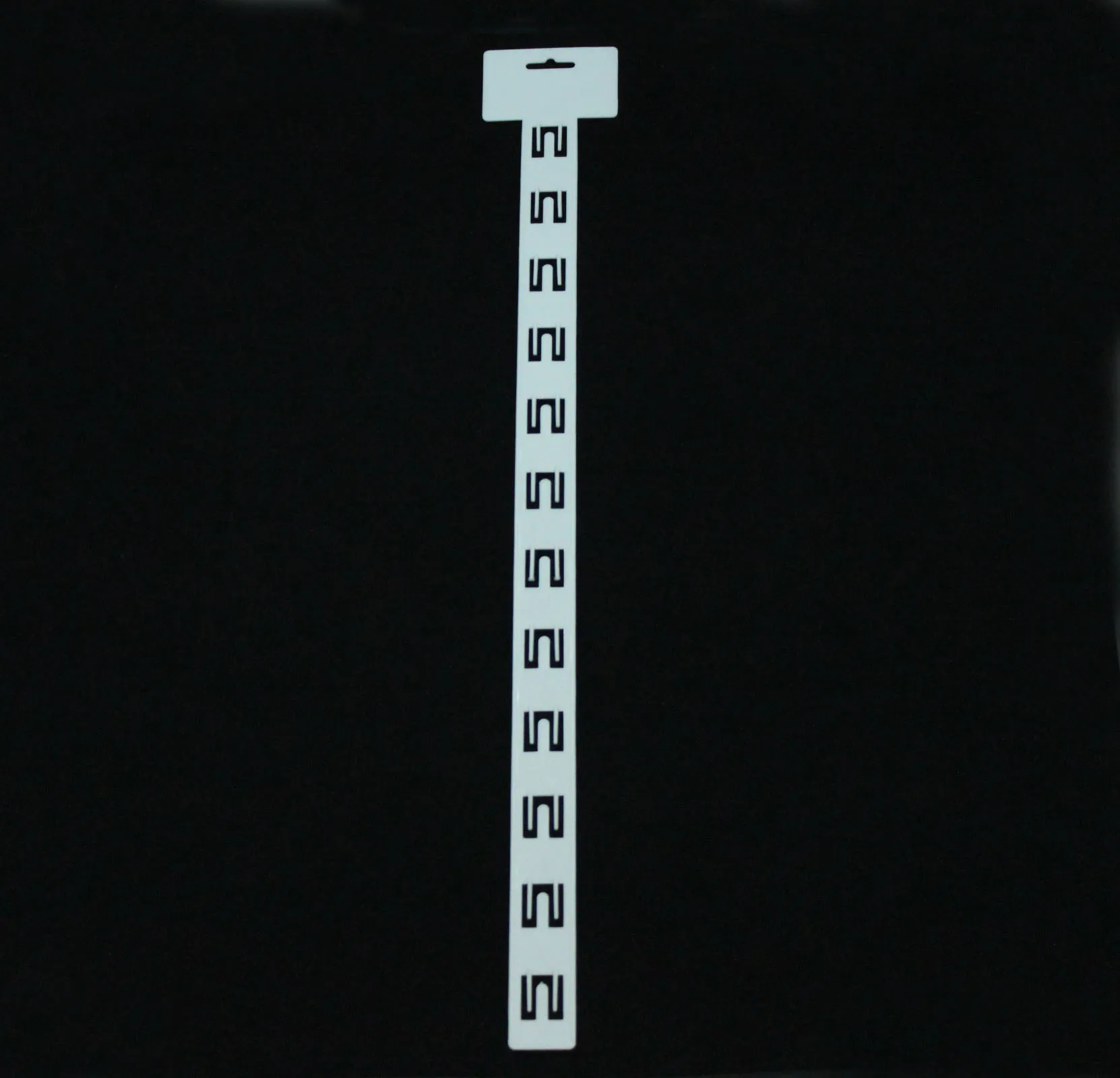 supermarket injection molded strip for hanging