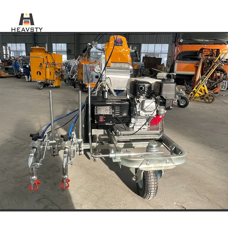 Double Painting Spraying Guns Proven Quality Manual Road Marking Spray Paint Machine Cold Plastic