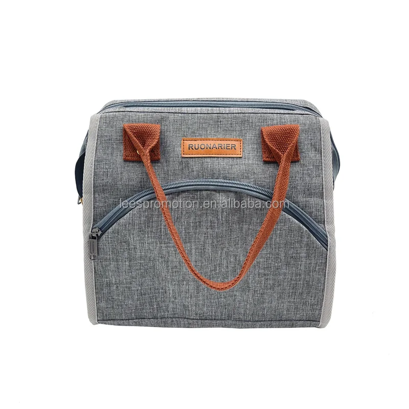 Custom Printed Portable Large Insulated Tote Bag Thermal Lunch Cooler Bag Picnic Food Bag